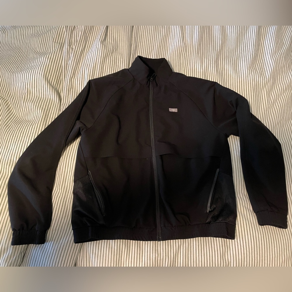 Figs Women's Black Jacket with Zippered Pockets